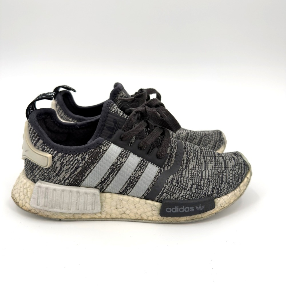 Adidas NMD R1 PK Boost Knit‎ Running Lifestyle Sneakers Grey Womens US 7